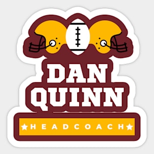 DAN QUINN WASHINGTON COMMANDERS HEAD COACH Sticker